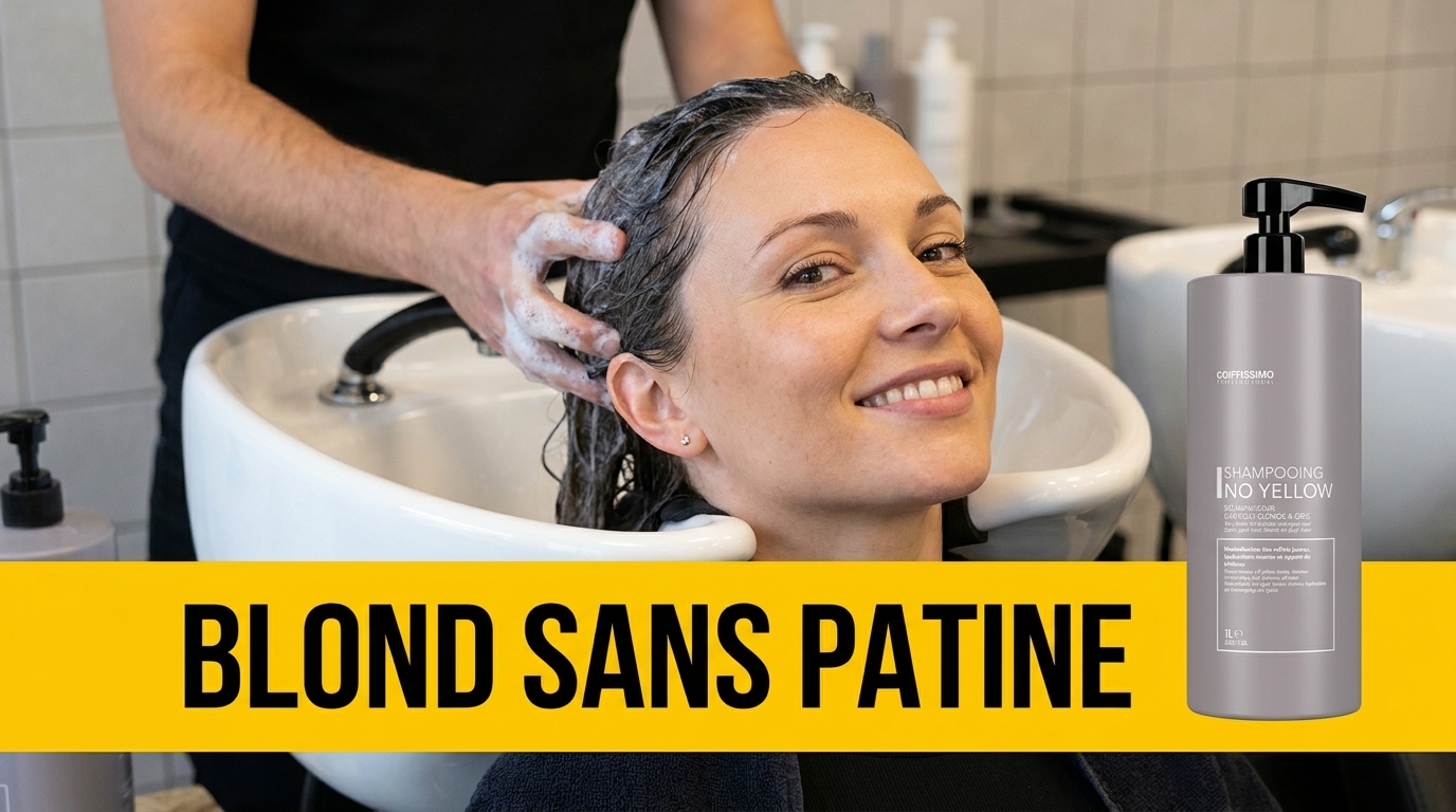 Fanny applique le shampooing No Yellow