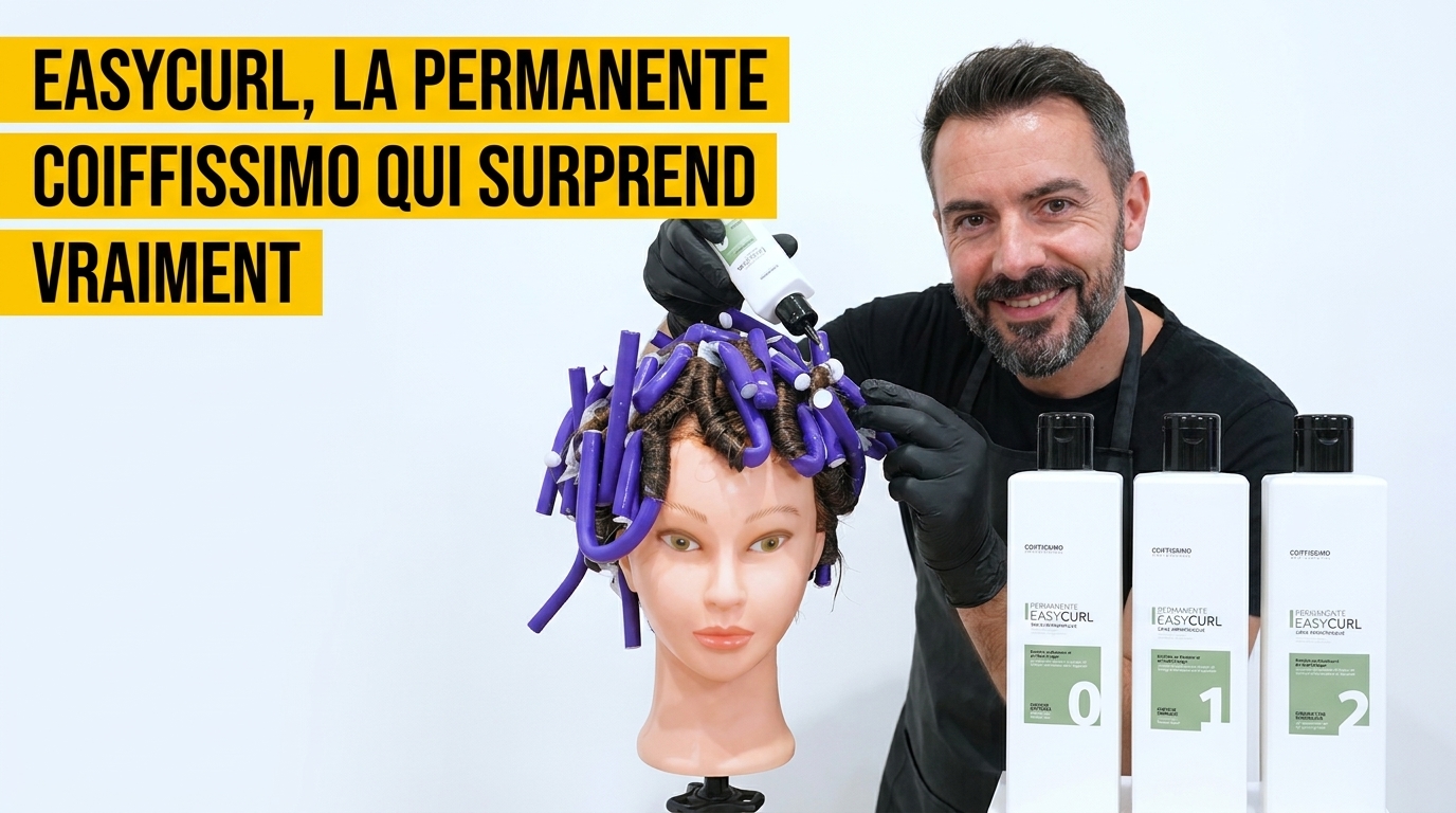 Damien teste la permanente EasyCurl