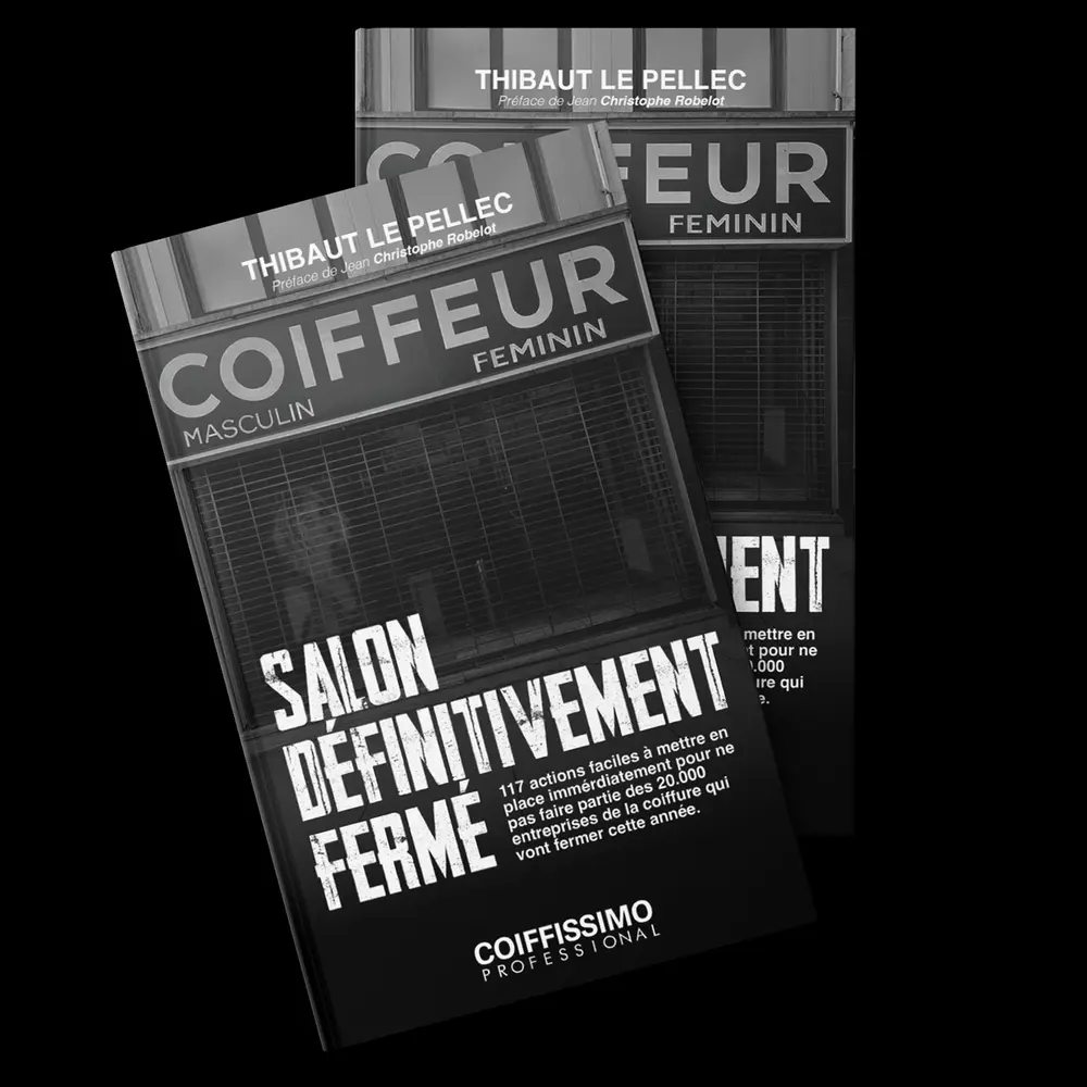 Le livre Salon définitivement fermé, recto, de Thibaut Le Pellec