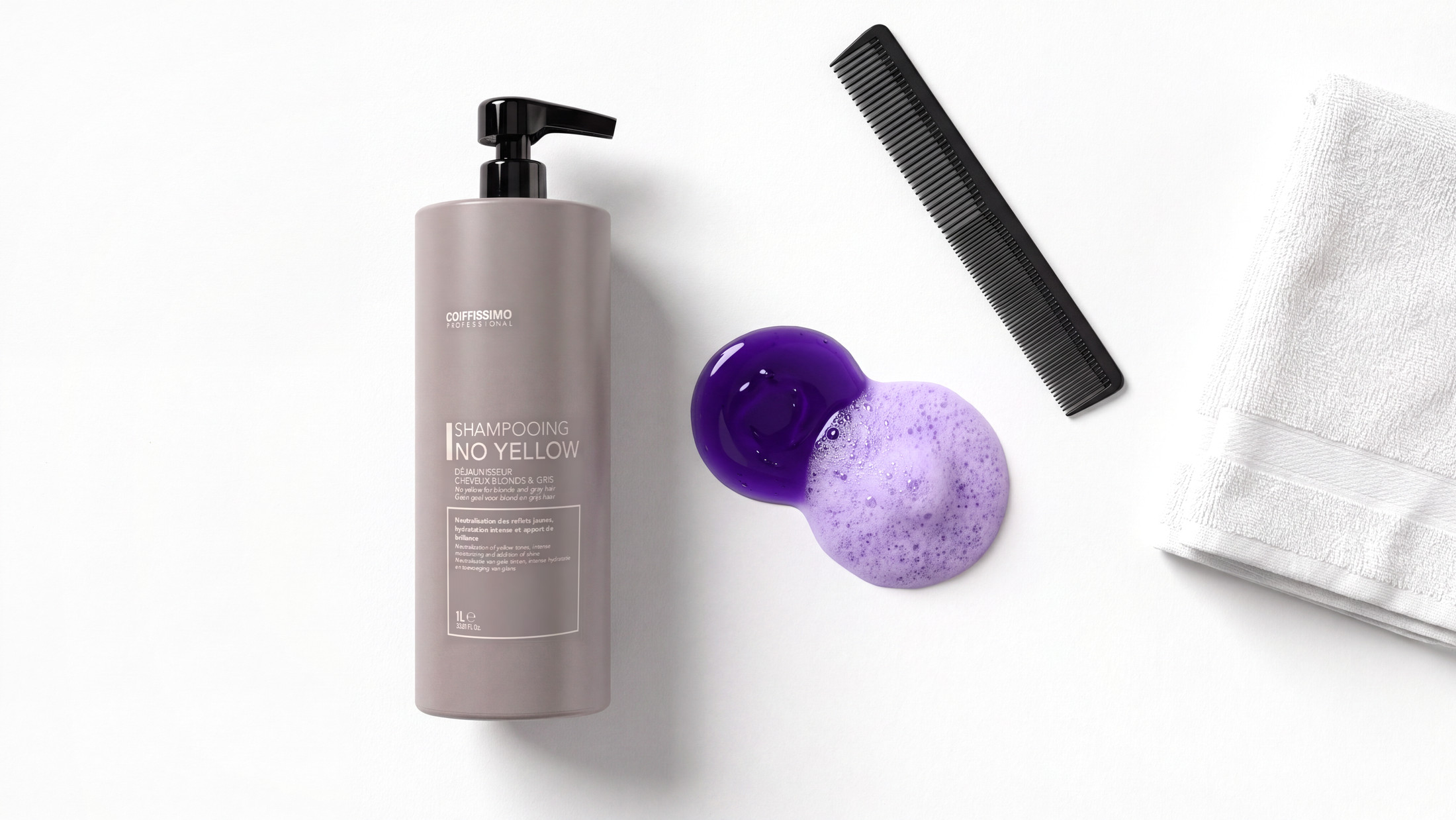 Shampooing No Yellow Coiffissimo au bac