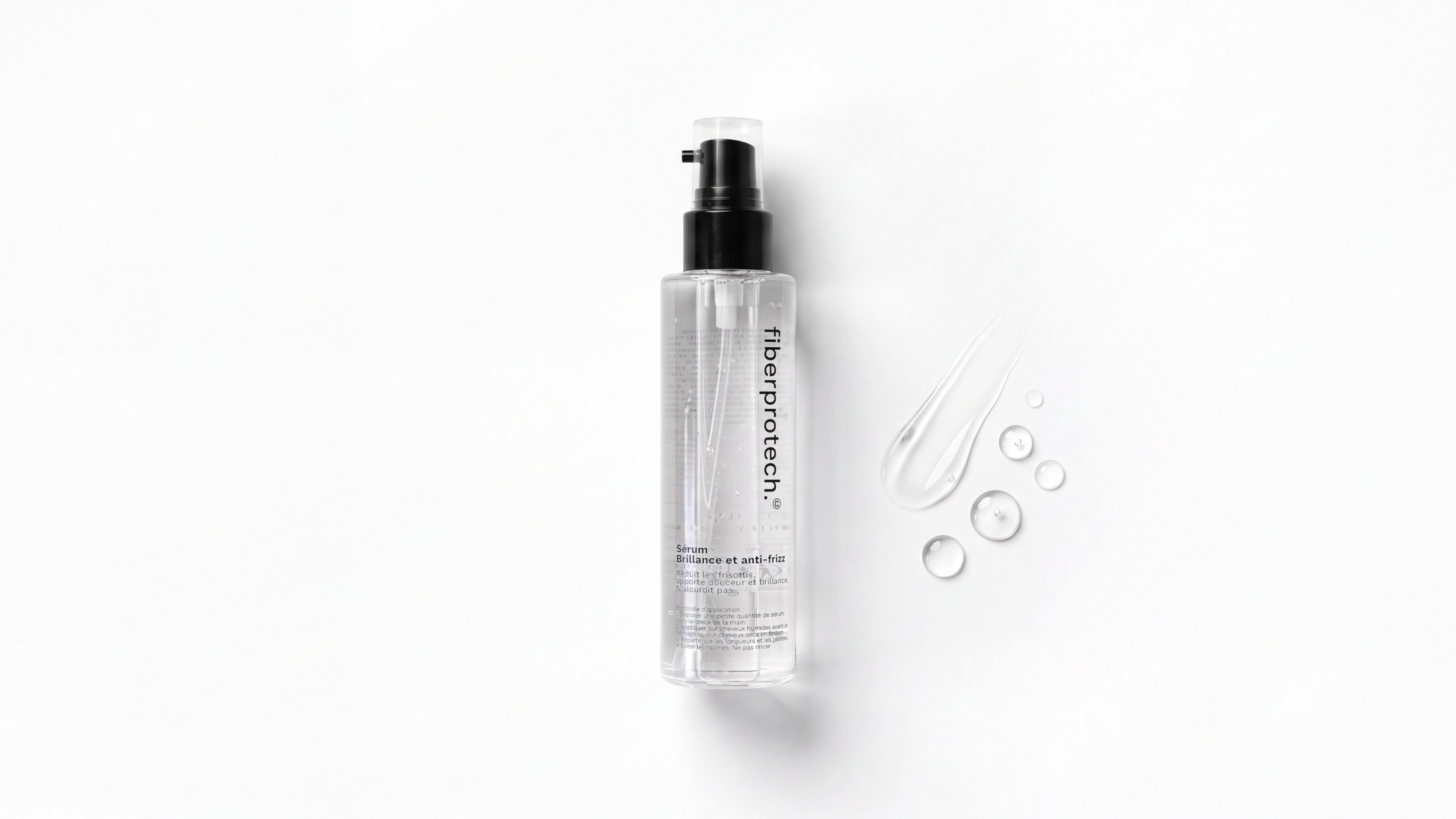 Gouttes de sérum Fiberprotech®, fluide incolore et transparent